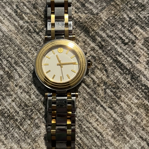 Tory Burch Silver Gold Watch